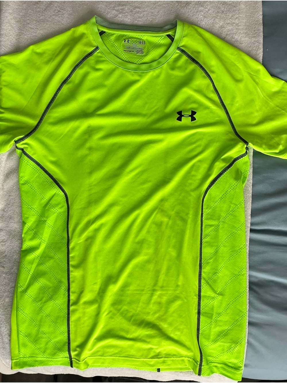 Under Armour Men’s Neon Yellow Short Sleeve